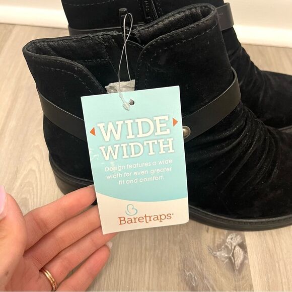 BareTraps Boots Women’s 9W Chrisa Black Ankle - Picture 2 of 9